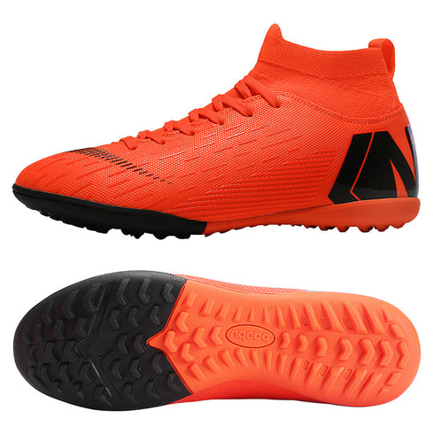 High Top White Football Shoes For Men And Women - ROUTINE FASHION